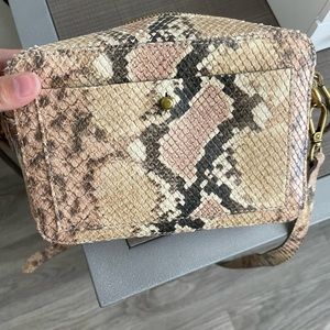 Madewell snakeskin crossbody